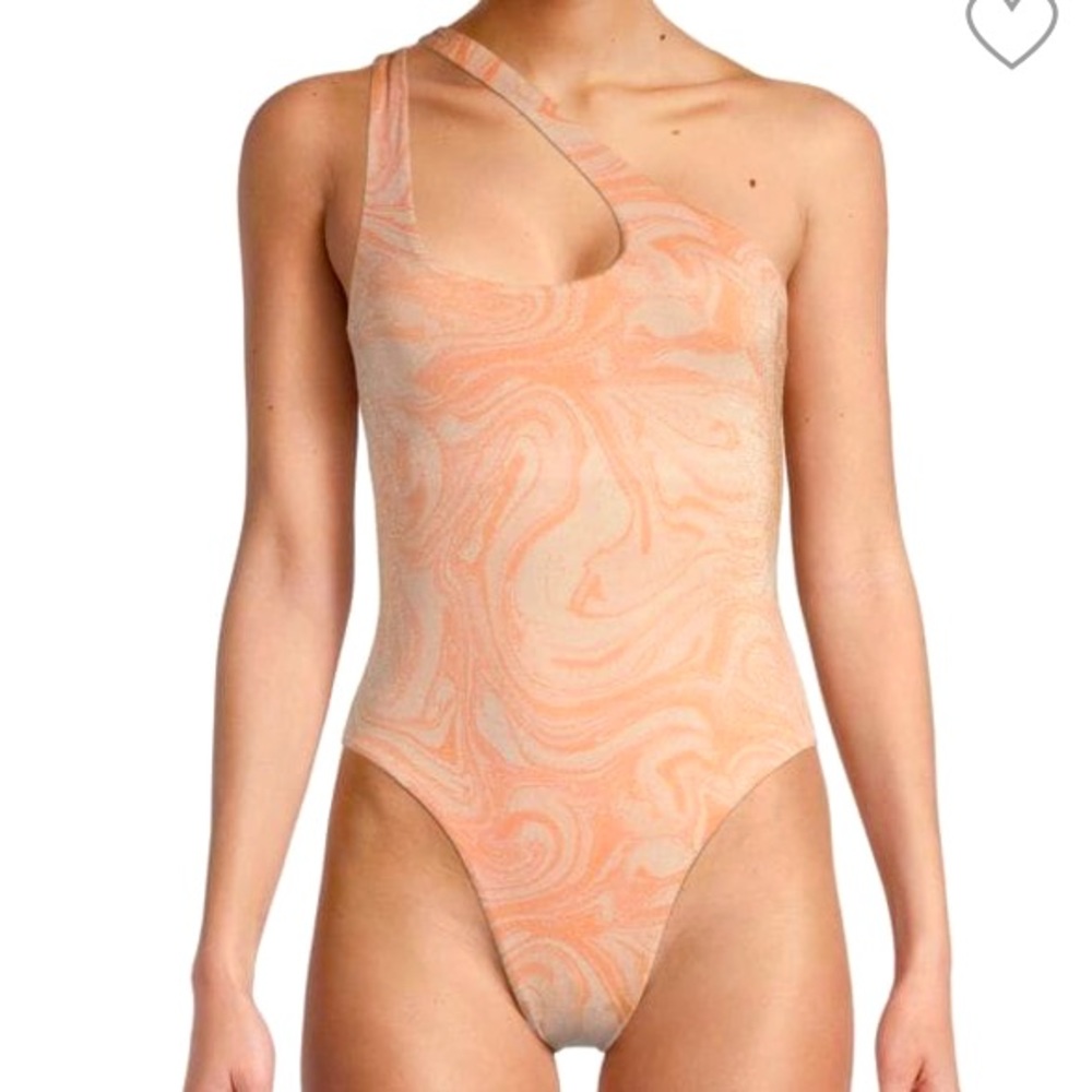 NWT L*Space All Swirled Up Phoebe Classic One Shoulder One Piece -Sz 10 & Sz 12